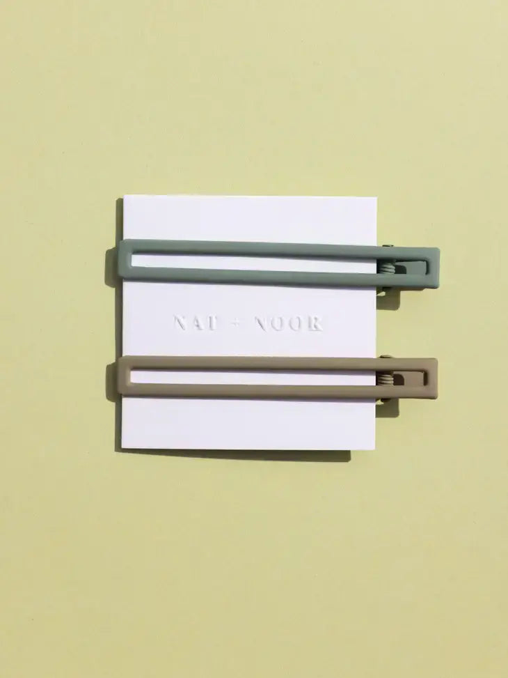 Leia Hair Clips Set, Assorted: Black