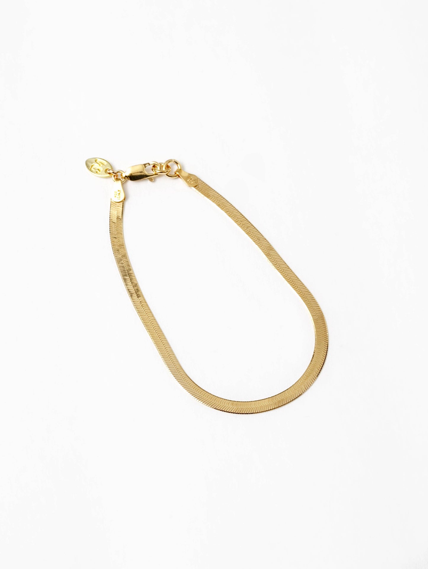 Herringbone Bracelet in Gold