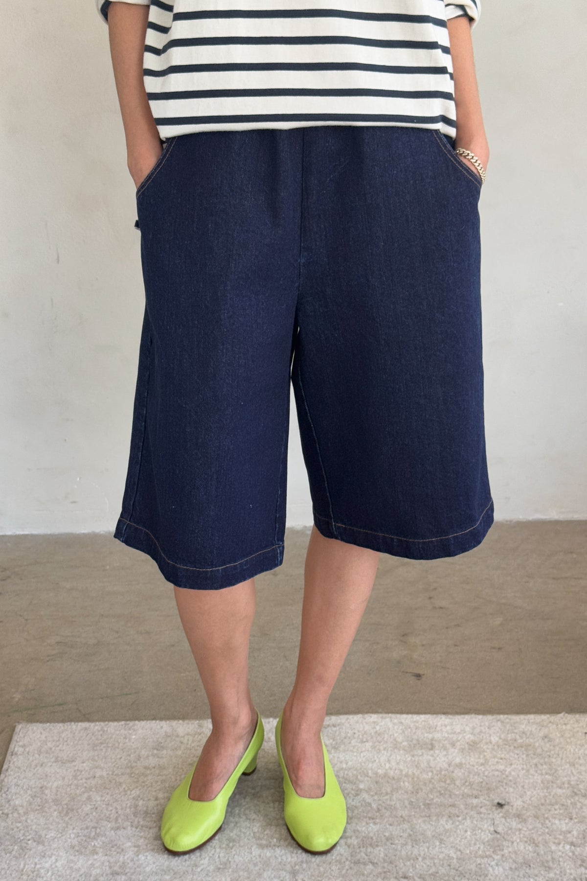 Liam Bermuda Shorts - Raw Denim
