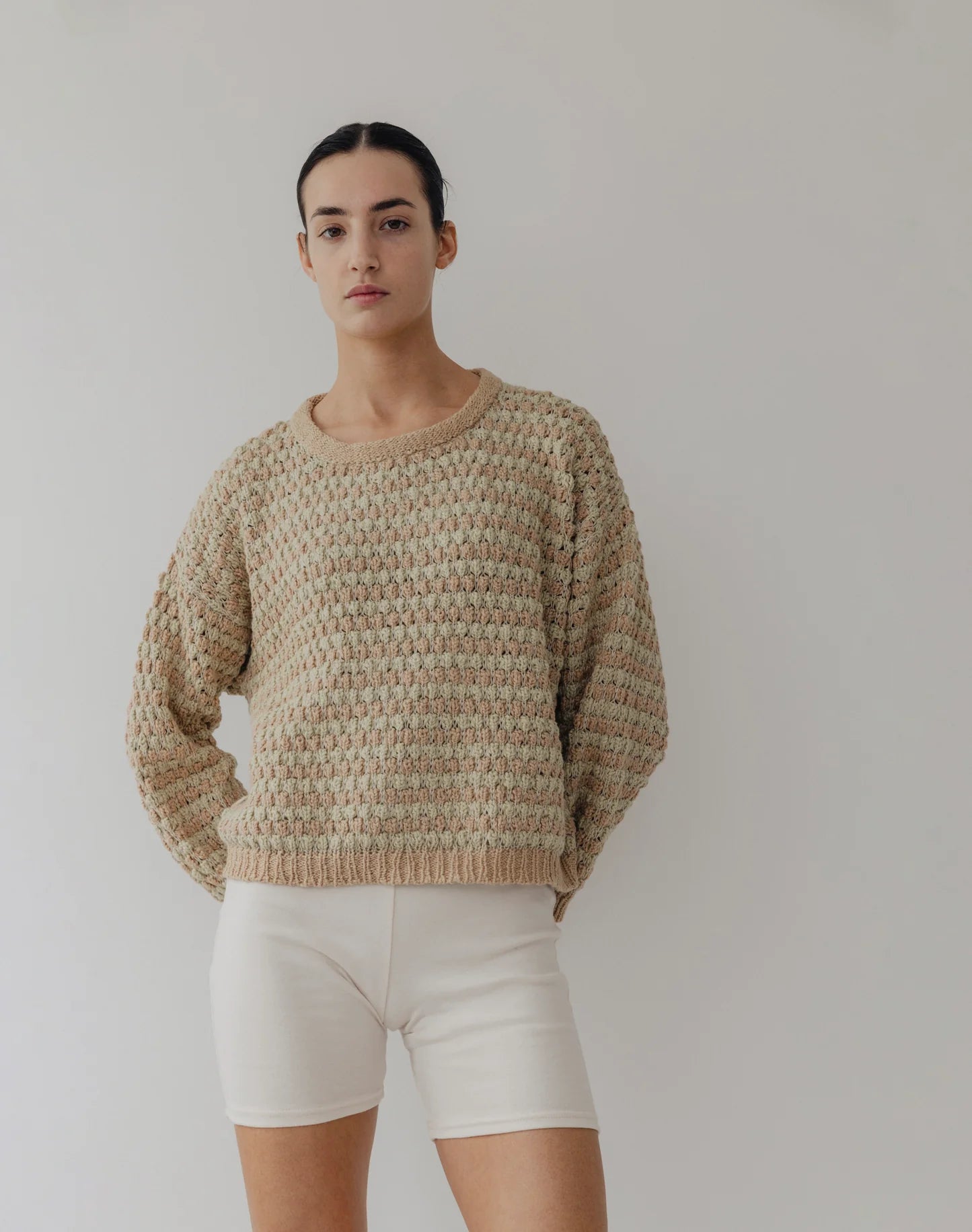 Strata Textured Pullover