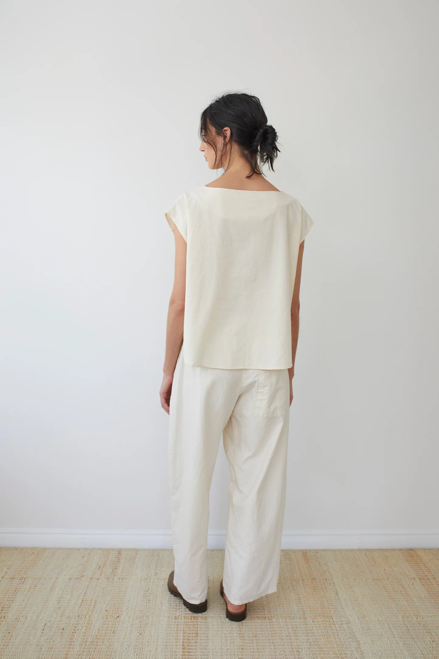 Wide Twill Trouser