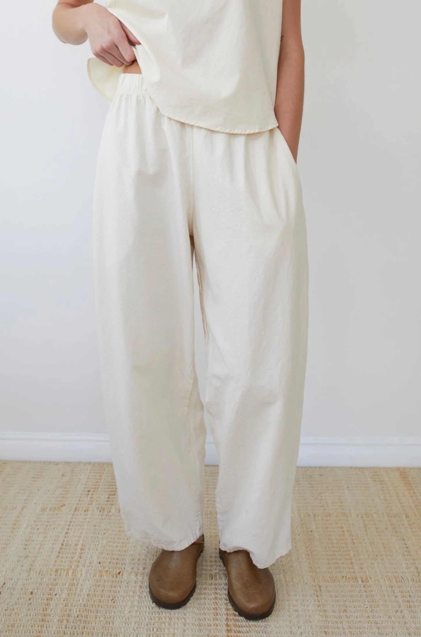 Wide Twill Trouser