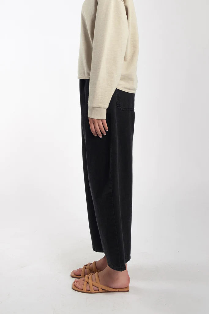 Barrel Pant / Faded Black