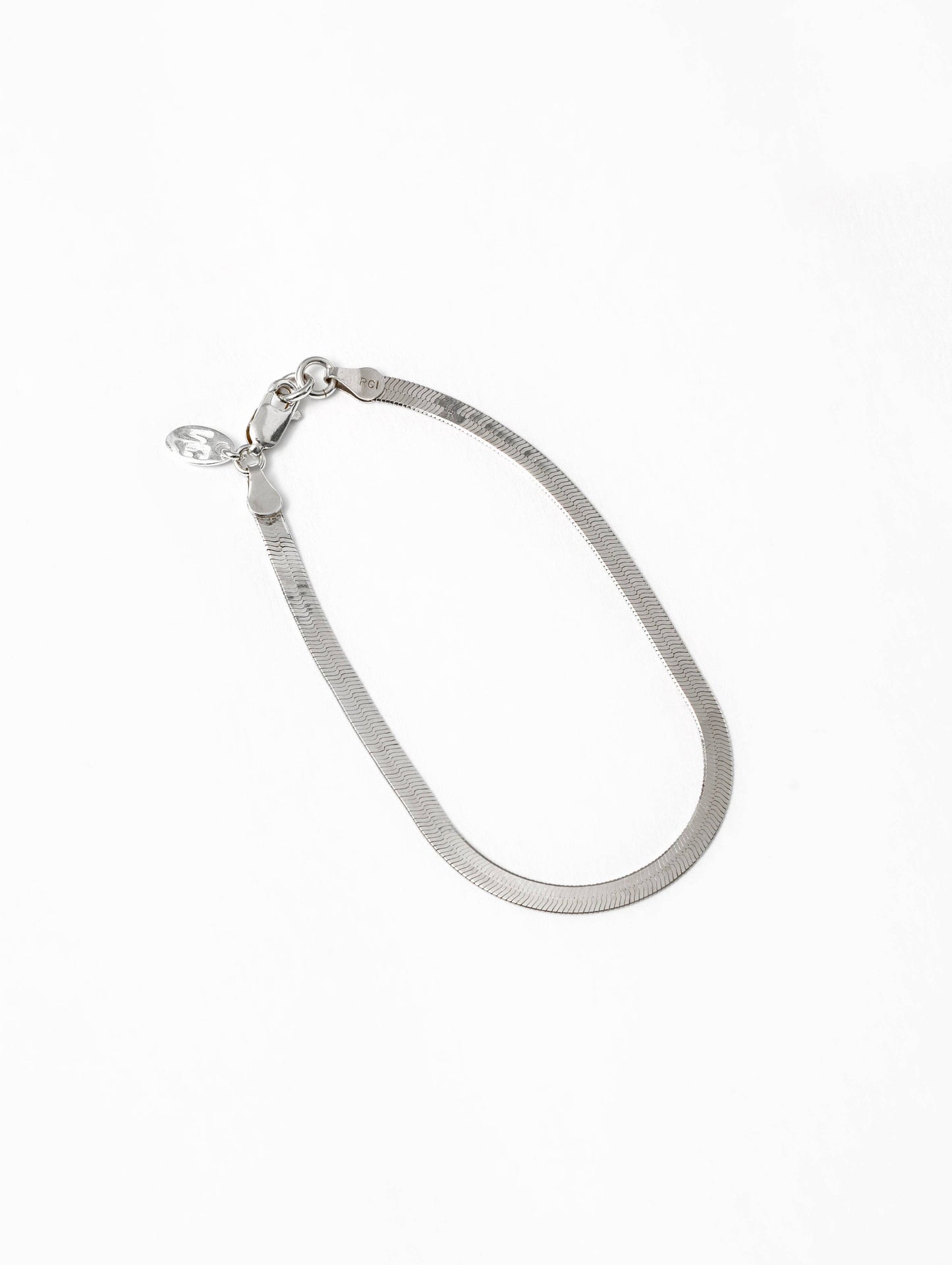 Herringbone Bracelet in Sterling Silver
