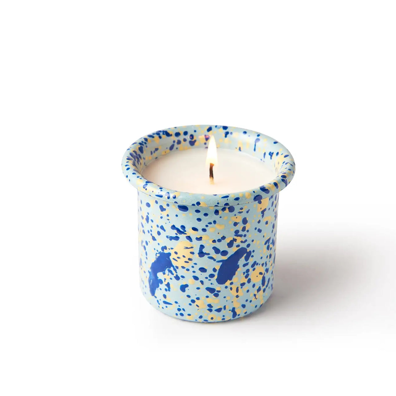 Aegean Blue Jasmine Enamelware Soy Candle