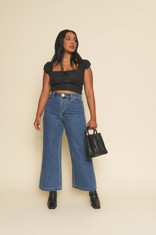 Flora Pant / Dark Denim