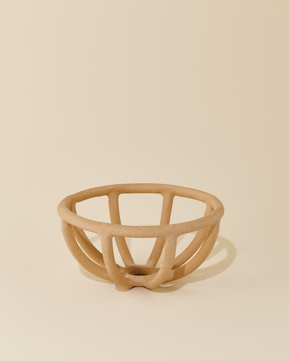 Prong Fruit Bowl / Stoneware (Large)