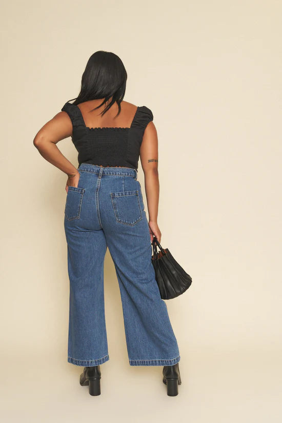 Flora Pant / Dark Denim