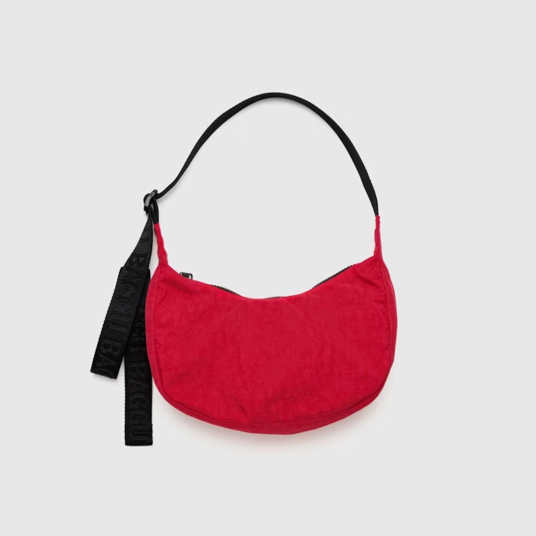 Medium Nylon Crescent Bag