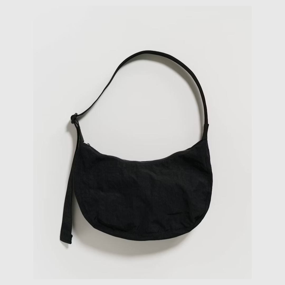 Medium Nylon Crescent Bag