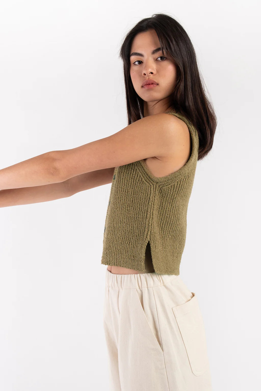 Ivy Boucle Rib Vest