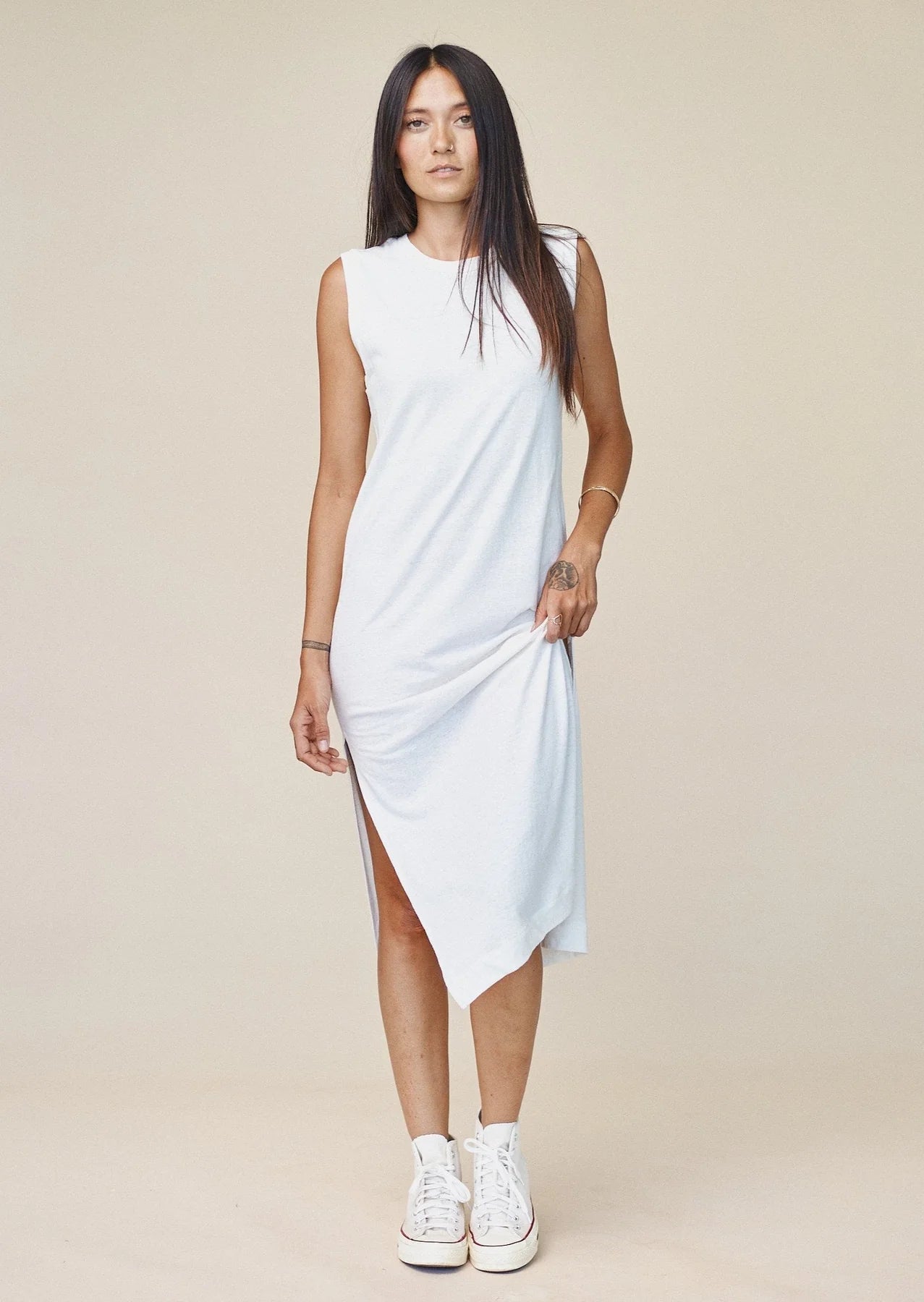 Hermosa Dress / Washed White