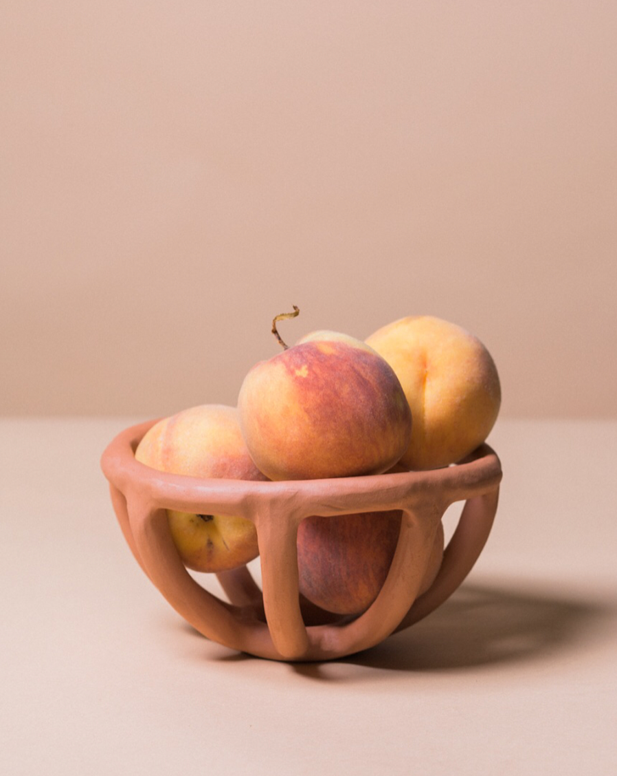 Prong Fruit Bowl / Terracotta (Small)